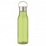 Botella reciclada RPET antifugas de colores llamativos 600ml color verde lima