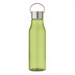 Botella reciclada RPET antifugas de colores llamativos 600ml color verde lima segunda vista