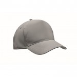 Gorra de béisbol de poliéster 190T reflectante talla 7 1/4 color plateado mate