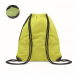 Mochila saco reflectante color amarillo