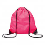 Mochilas de cuerdas personalizadas baratas color Fuchsia