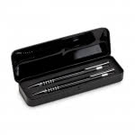 Set bolígrafo y lápiz personalizado negro