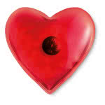 Bolsa caliente en forma de corazón color Rojo
