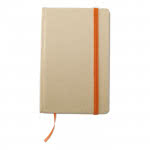Libreta de bolsillo de material reciclado color Naranja