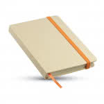 Libreta de bolsillo de material reciclado color Naranja segunda vista