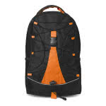 Mochila bicolor para serigrafiar color Naranja