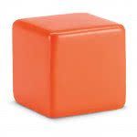 Cubo antiestrés personalizado con logo color Naranja
