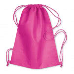 Mochila de cuerdas de tejido non woven color Fuchsia