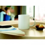 Taza de cerámica personalizada blanca especial para sublimación 300ml color blanco