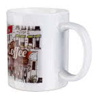 Taza con foto barata para publicidad 300ml color Blanco cuarta vista