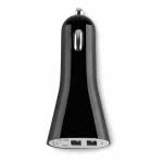 Cargador de USB para publicidad color Negro