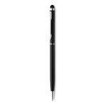 Bolígrafo delgado con puntero táctil color Negro segunda vista