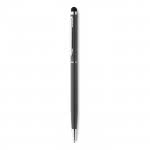Bolígrafo delgado con puntero táctil color Titanio segunda vista