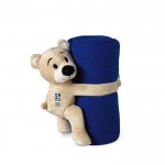 Manta polar personalizada con peluche vista principal