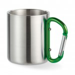 Tazas de metal personalizables verde