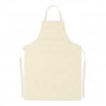 Delantales con el logo de empresa color Beige