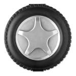 Divertido set en forma de neumático color Negro