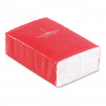 Paquete de pañuelos personalizados color Rojo tercera vista