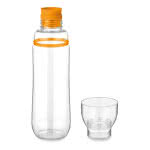 Botellas de plástico personalizadas 700ml color Naranja segunda vista