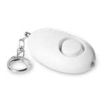 Mini alarma personal y llavero color Blanco tercera vista
