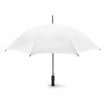 Paraguas publicidad unicolor antiviento 23'' color Blanco