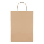 Bolsa de papel personalizada grande color Beige