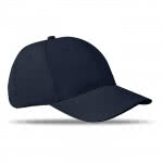 Gorra corporativa de 6 paneles color Azul