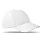 Gorra corporativa de 6 paneles color Blanco