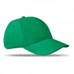 Gorra corporativa de 6 paneles color Verde