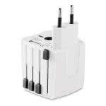 Adaptador universal de viaje para regalar color Blanco tercera vista