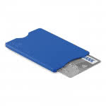 Funda de tarjeta de crédito personalizada color Azul cuarta vista