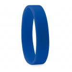 Pulsera de silicona personalizada color Azul