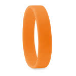 Pulsera de silicona color Naranja