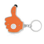 Llavero multifunción en forma de mano color Naranja tercera vista