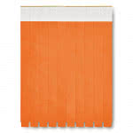 Pulsera Tyvek personalizadas color Naranja