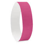 Pulsera Tyvek personalizadas color Fuchsia segunda vista