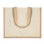 Bolsas publicitarias de yute y canvas color Beige tercera vista