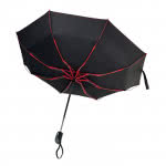Paraguas personalizado plegable de 23'' color Rojo tercera vista