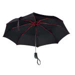 Paraguas personalizado plegable de 23'' color Rojo cuarta vista