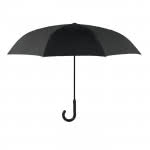 Paraguas promocional reversible de 23'' color Gris tercera vista