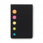 Divertido bloc de notas adhesivas de colores color Negro