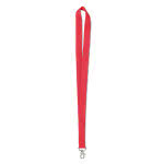 Lanyard personalizado barato color Rojo