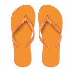 Chanclas para personalizar color naranja