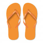 Chanclas para personalizar color naranja