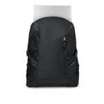 Moderna mochila promocional para portátil de 15'' color negro segunda vista