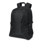 Moderna mochila promocional para portátil de 15'' color negro cuarta vista