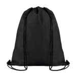 Mochilas de cuerdas originales con bolsillo color negro segunda vista