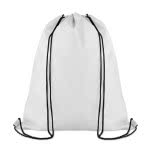 Mochilas de cuerdasoriginales con bolsillo color blanco segunda vista