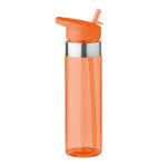 Botella promocional de tritán con boquilla 650ml color naranja