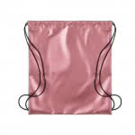 Mochilas merchandising de aspecto metálico color rosa segunda vista